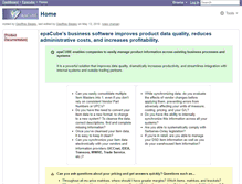 Tablet Screenshot of confluence.epacube.com